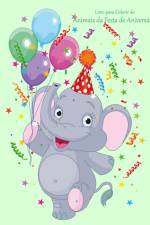 Livro para Colorir de Animais da Festa de Aniversario 1 af Nick Snels