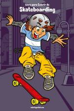 Livro para Colorir de Skateboarding af Nick Snels