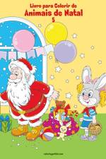 Livro para Colorir de Animais de Natal 5 af Nick Snels