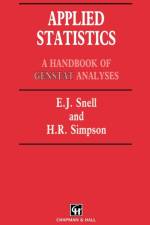 Applied Statistics af E. J. Snell