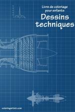 Livre de coloriage pour enfants Dessins techniques af Nick Snels