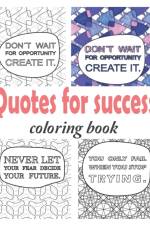 Quotes for success coloring book af Kate Taylor Design