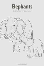 Elephants Coloring Book for Grown-Ups 1 af Nick Snels