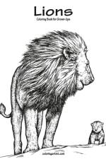 Lions Coloring Book for Grown-Ups 1 af Nick Snels