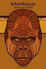 Monkeys Coloring Book for Grown-Ups 1 af Nick Snels