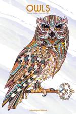 Owls Coloring Book for Grown-Ups 1 & 2 af Nick Snels