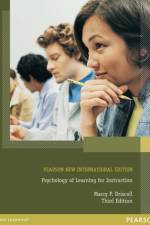 Psychology of Learning for Instruction af Marcy Driscoll