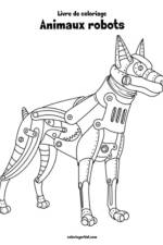 Livre de coloriage Animaux robots 1 af Nick Snels