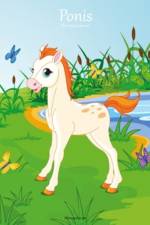 Ponis libro para colorear 1 af Nick Snels