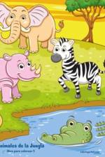 Animales de la Jungla libro para colorear 2 af Nick Snels