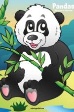 Pandas libro para colorear 1 af Nick Snels