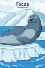 Focas libro para colorear 1 af Nick Snels