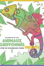 Livre de coloriage pour enfants Animaux griffonnes 1 af Nick Snels