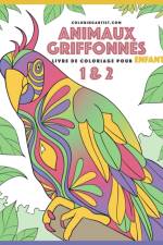 Livre de coloriage pour enfants Animaux griffonnes 1 & 2 af Nick Snels