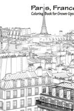 Paris, France Coloring Book for Grown-Ups 1 af Nick Snels