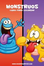 Monstruos libro para colorear 1 af Nick Snels