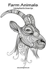 Farm Animals Coloring Book for Grown-Ups 1 af Nick Snels