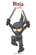 Ninja Libro da Colorare 1 af Nick Snels