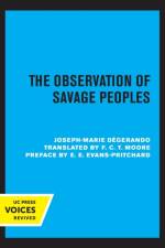 The Observation of Savage Peoples af Joseph-Marie Degerando