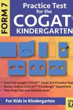 Practice Test for the CogAT Kindergarten Form 7 Level 5/6 af Gifted and Talented Test Prep Team