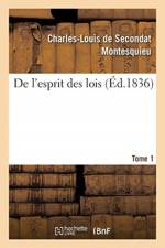 de l'Esprit Des Lois. Tome 1 af Montesquieu-C L S
