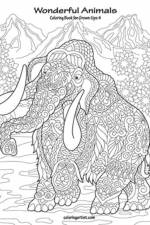 Wonderful Animals Coloring Book for Grown-Ups 4 af Nick Snels