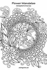 Flower Mandalas Coloring Book for Grown-Ups af Nick Snels