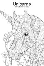 Unicorns Coloring Book for Grown-Ups 1 af Nick Snels