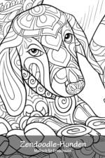 Malbuch mit Zendoodle-Hunden fur Erwachsene 1 af Nick Snels