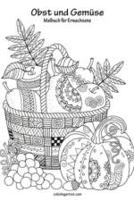 Malbuch mit Obst und Gemuse fur Erwachsene 1 af Nick Snels