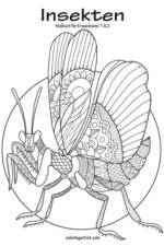 Insektenmalbuch fur Erwachsene 1 & 2 af Nick Snels