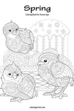 Spring Coloring Book for Grown-Ups 1 af Nick Snels