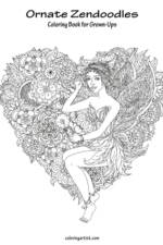 Ornate Zendoodles Coloring Book for Grown-Ups 1 af Nick Snels