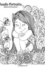 Malbuch mit Doodle-Portraits fur Erwachsene 1 af Nick Snels