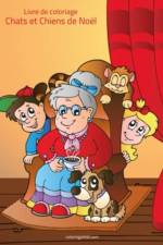 Livre de coloriage Chats et Chiens de Noel 1 af Nick Snels