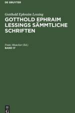 Gotthold Ephraim Lessings Sammtliche Schriften Gotthold Ephraim Lessings Sammtliche Schriften