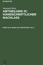 Metaphysik, Teil 2