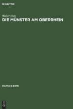 Die Munster am Oberrhein af Hotz Walter Hotz