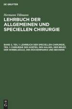 Lehrbuch der speciellen Chirurgie, Teil 1