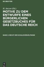 Recht der Schuldverhaltnisse