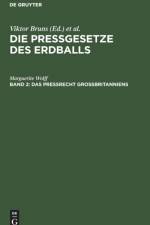 Das Prerecht Grobritanniens af Wolff Marguerite Wolff