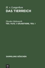 Saugetiere, Teil 1 af Haltenorth Theodor Haltenorth