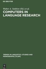 Computers in Language Research