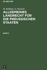 Allgemeines Landrecht fur die Preuischen Staaten Allgemeines Landrecht fur die Preuischen Staaten