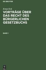 Vortrage uber das Recht des Burgerlichen Gesetzbuchs Vortrage uber das Recht des Burgerlichen Gesetzbuchs
