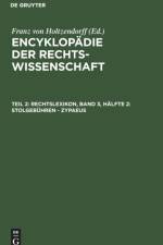Rechtslexikon, Band 3, Halfte 2