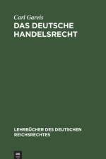 Das deutsche Handelsrecht af Gareis Carl Gareis