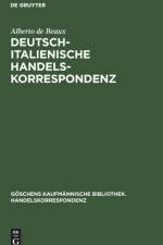 Deutsch-Italienische Handelskorrespondenz af Beaux Alberto de Beaux