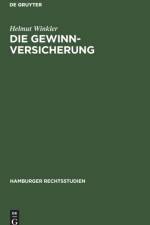 Die Gewinnversicherung af Winkler Helmut Winkler