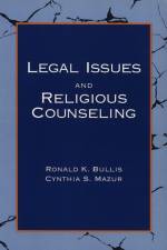 Legal Issues and Religious Counseling